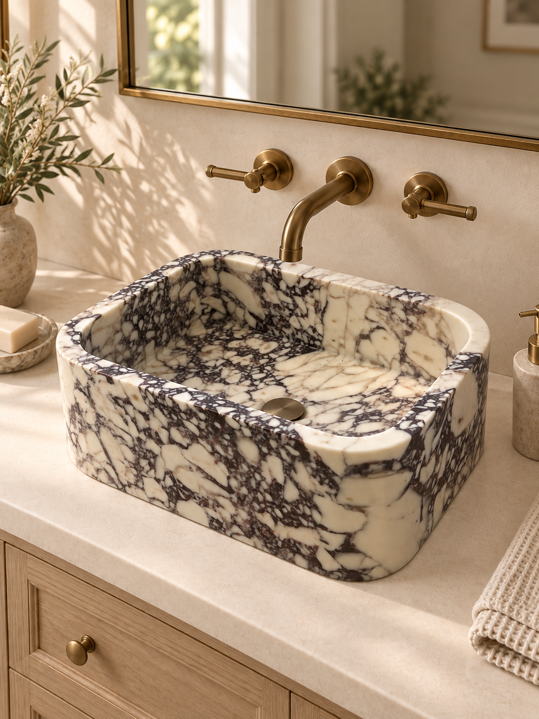 Calacatta Viola Vessel Sink