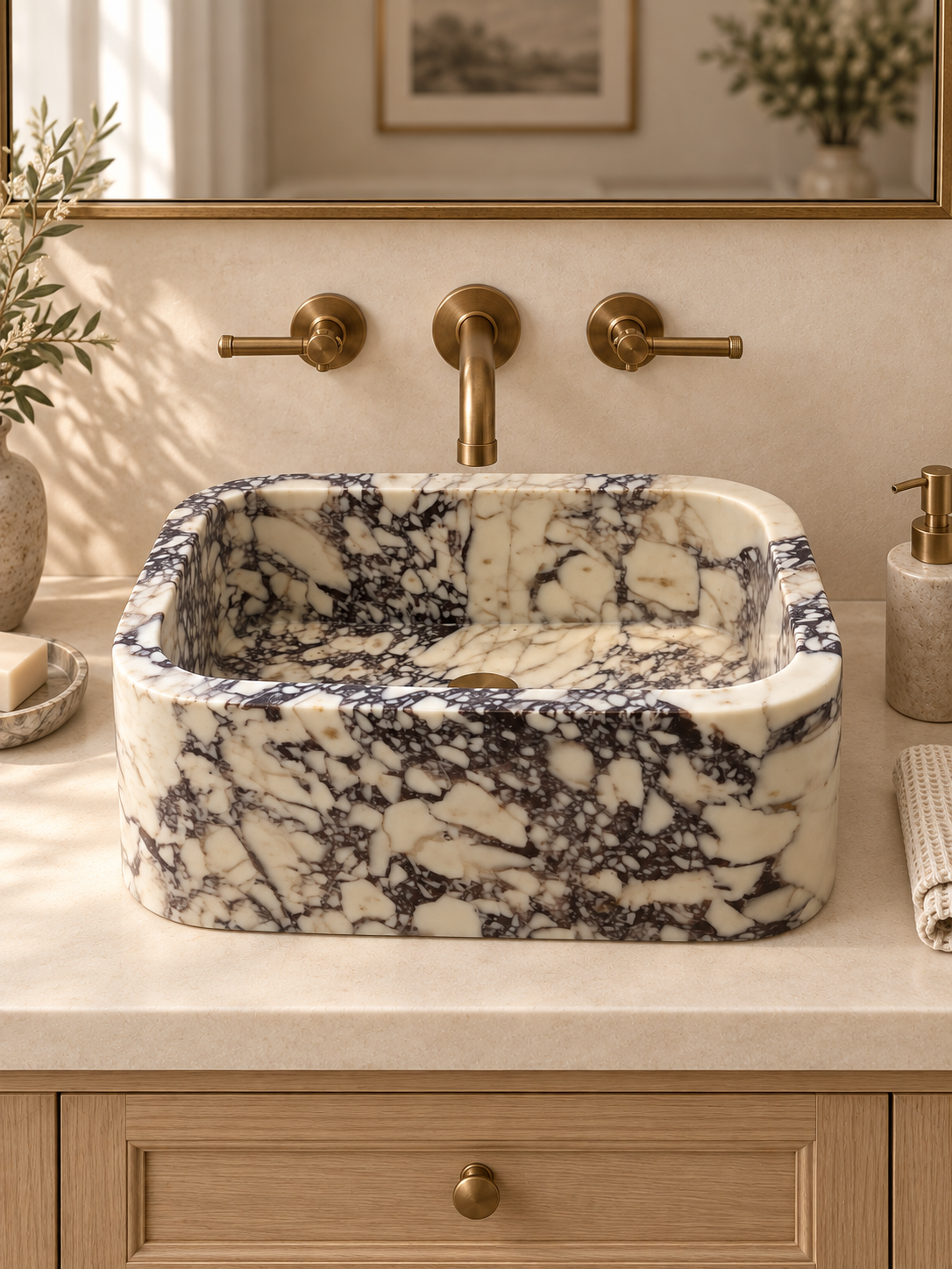 Calacatta Viola Vessel Sink
