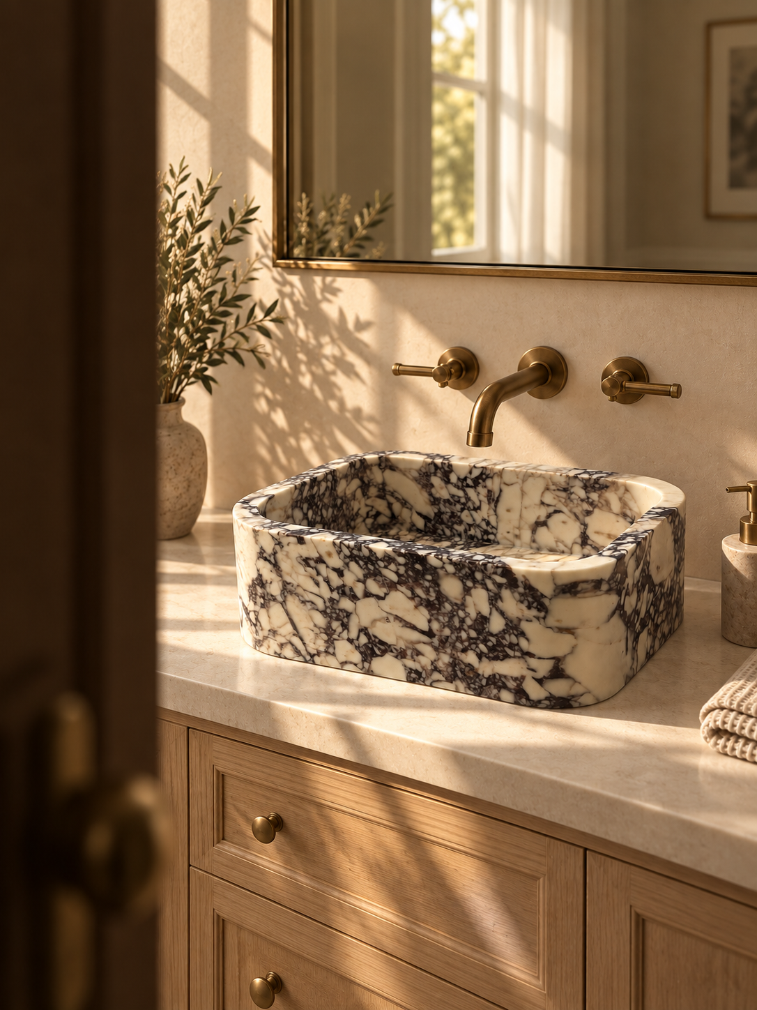Calacatta Viola Vessel Sink
