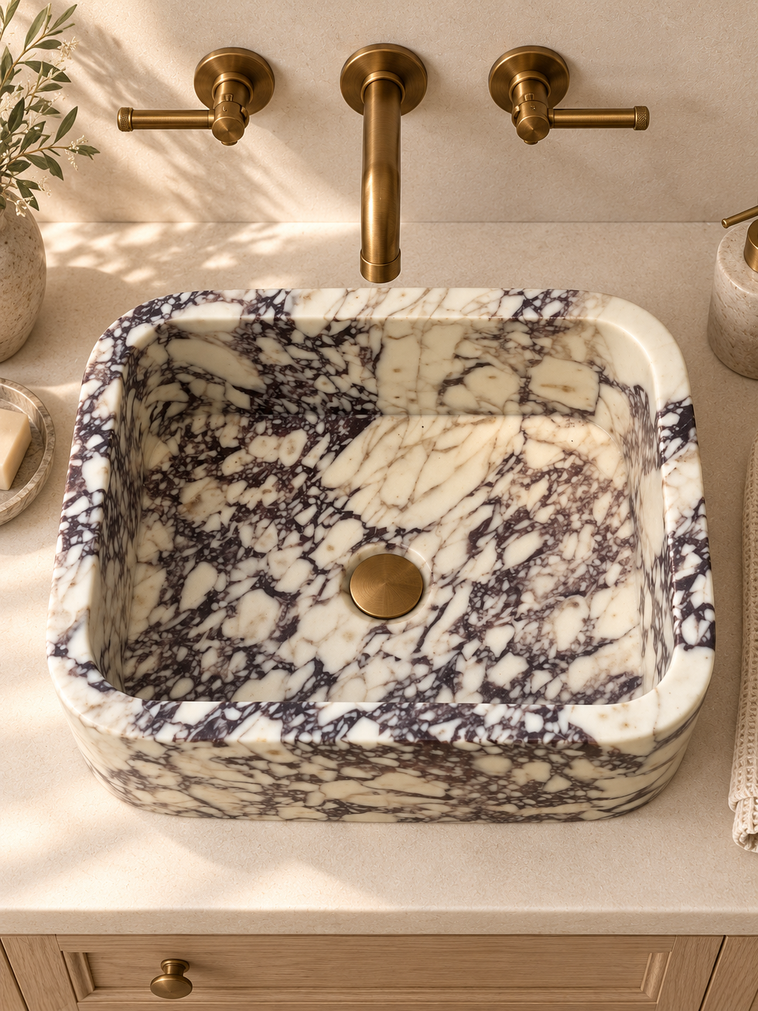 Calacatta Viola Vessel Sink