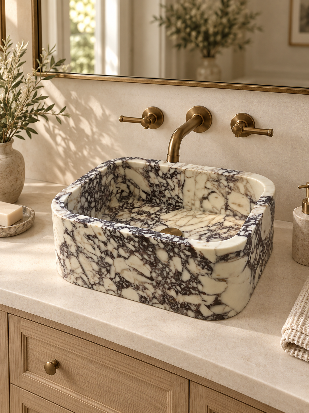 Calacatta Viola Vessel Sink